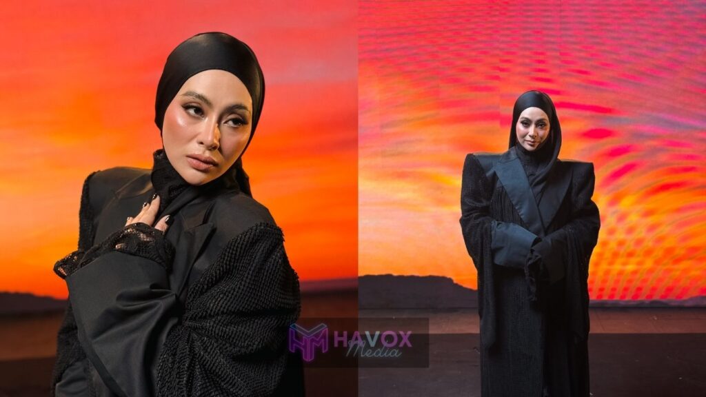 Adira Suhaimi ketika sesi promosi lagu Sayang Orang Sama, OST drama Khianat Yang Terpilih di TV3.