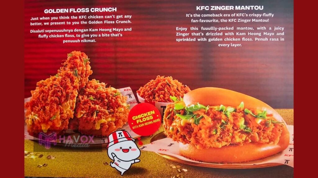 Menu Baharu KFC Malaysia