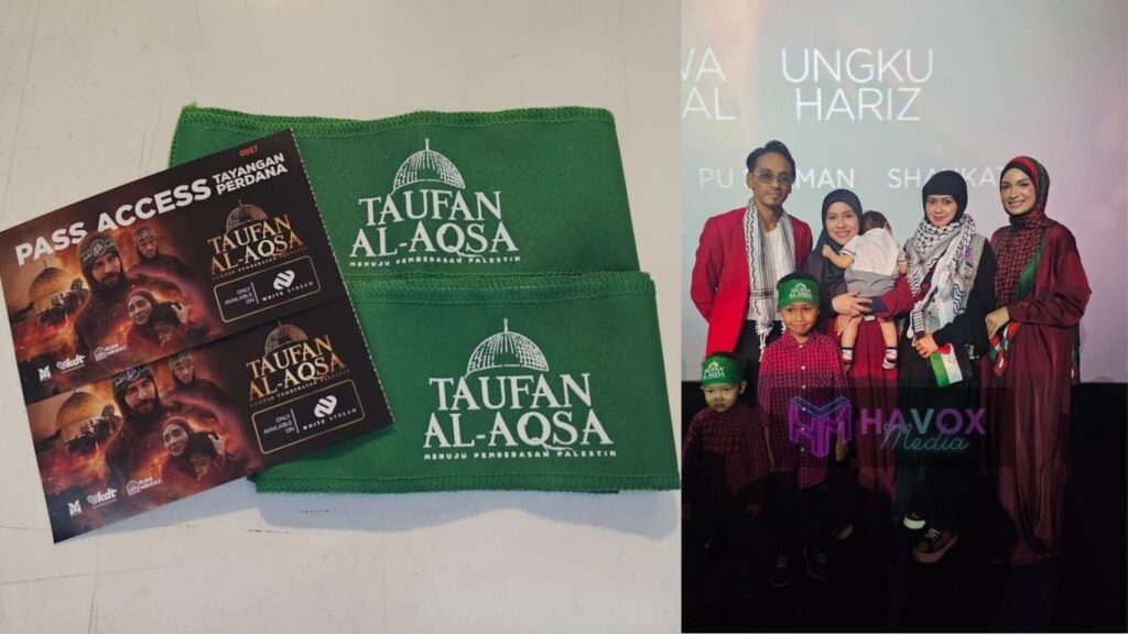 Ungku Hariz, Heliza Helmi, Amyra Rosli Taufan Al Aqsa